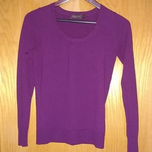 The Limited magenta long sleeve knit top in size S